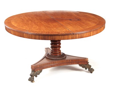 Lot 987 - A REGENCY PLUM PUDDING MAHOGANY CENTRE TABLE...