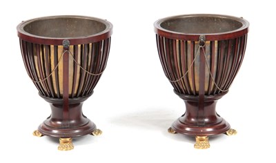 Lot 990 - A PAIR OF LATE 19TH CENTURY ADAM STYLE...