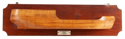 Lot 443 - A 20TH CENTURY POLISHED PINE SHIP BUILDERS...