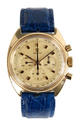 Lot 243 - A GENTLEMAN’S 1970’s 18ct GOLD OMEGA...