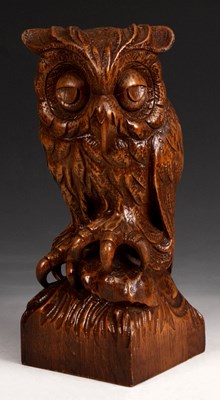 Lot 643 - A late 19th Century carved Wood SCULPTURE of a...