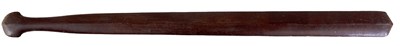 Lot 793 - A FIGIAN HARDWOOD WAR CLUB of tapering...