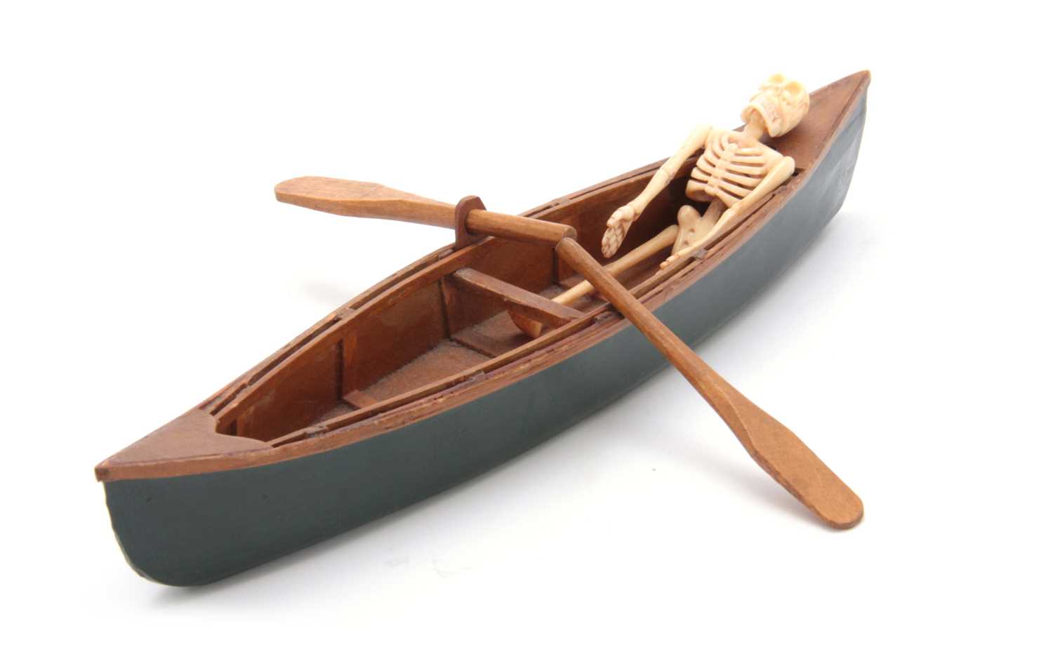 Lot 493 - AN UNUSUAL EARLY 20th CENTURY MODEL ROWING