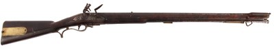 Lot 817 - A RARE GEORGE III BAKER FLINTLOCK RIFLE the...