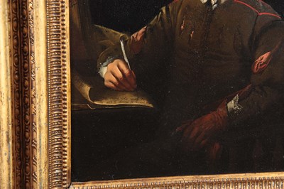 Lot 800 - ATT. EDWARD ALCOCK FL. 1745-78 - OILS ON METAL...