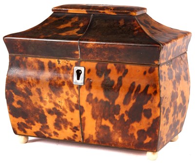 Lot 609 - An early Victorian mottled Tortoiseshell...