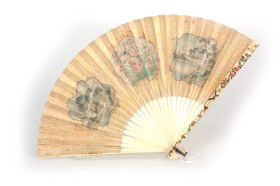 Lot 101 - A 19th CENTURY CHINESE SHIBIYAMA IVORY FAN...