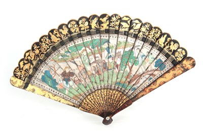 Lot 102 - A FINE QING DYNASTY CHINESE GILT DECORATED...