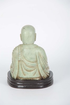 Lot 107 - A CHINESE PALE GREEN JADE LARGE SCULPTURE OF A...