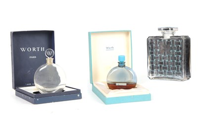 Lot 12 - RENE LALIQUE. A COLLECTION OF THREE GLASS...