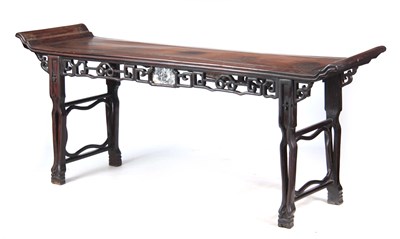 Lot 172 - A 19th CENTURY CHINESE HARDWOOD ALTAR TABLE...