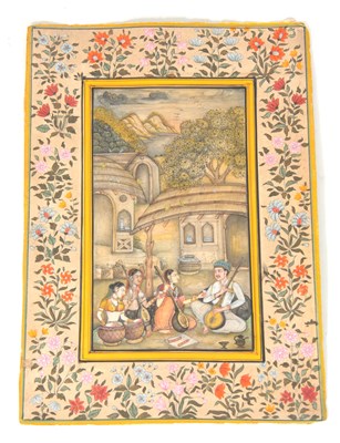 Lot 182 - A 19TH CENTURY UDAIPUR SCHOOL INDIAN MINIATURE...