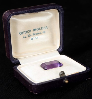 Lot 190 - A 19TH CENTURY LARGE AMETHYST STONE with...