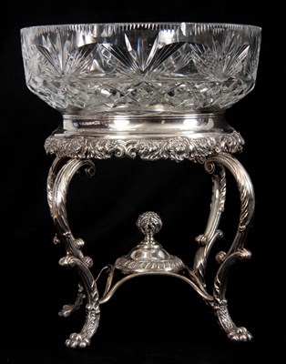 Lot 256 - AN ORNATE ROCOCO STYLE 19TH CENTURY SHEFFIELD...