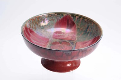 Lot 28 - A PILKINGTON'S ROYAL LANCASTRIAN FOOTED BOWL...