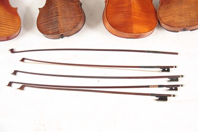 Lot 285 - A COLLECTION OF EIGHT VIOLINS, ONE VIOLA AND 5...