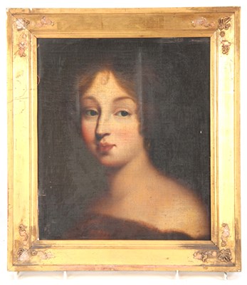 Lot 322 - AN 18TH CENTURY OIL ON CANVAS. Portrait of a...