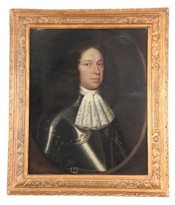 Lot 324 - AN 18TH CENTURY OIL ON CANVAS - PORTRAIT OF...