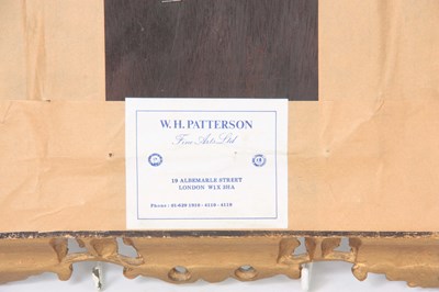 Lot 327 - 19TH CENTURY OIL ON BOARD titled 'WAITING FOR...
