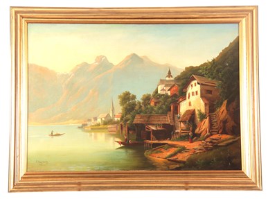 Lot 333 - A KREUTZER - 19TH CENTURY OIL ON RE-LINED...