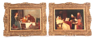 Lot 343 - ALESSANDRO SANI (ITALIAN, 19TH CENTURY) A PAIR...