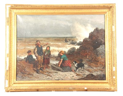 Lot 352 - F J KINNAIRD - 19TH CENTURY OIL ON CANVAS...