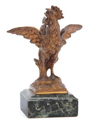 Lot 445 - A LATE 19TH CENTURY GILT BRONZE SCULPTURE...