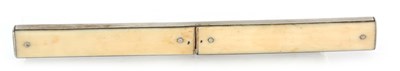 Lot 459 - A 19TH CENTURY IVORY HANDLED TRAVELLING KNIFE...