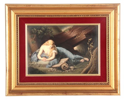 Lot 48 - A LATE 19th CENTURY KPM PORCELAIN PLAQUE OF...