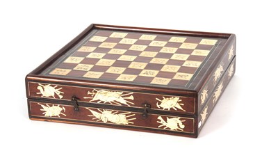 Lot 644 - AN 18TH CENTURY FRENCH IVORY INLAID KINGWOOD...