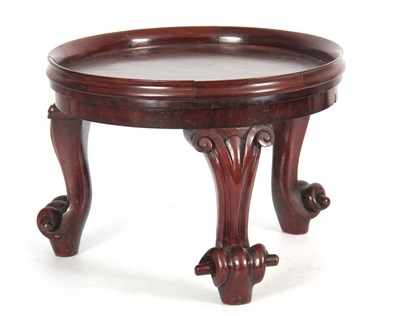 Lot 649 - A WILLIAM IV MAHOGANY JARDINIERE STAND having...