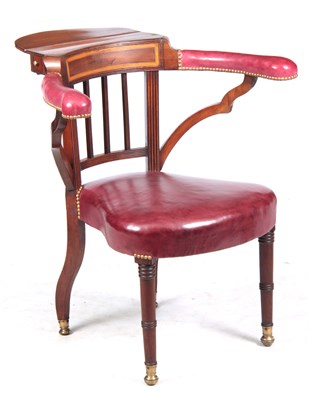 Lot 682 - A GEORGE III INLAID MAHOGANY COCK FIGHTING...