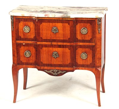 Lot 730 - A 19TH CENTURY KINGWOOD AND ROSEWOOD FRENCH...