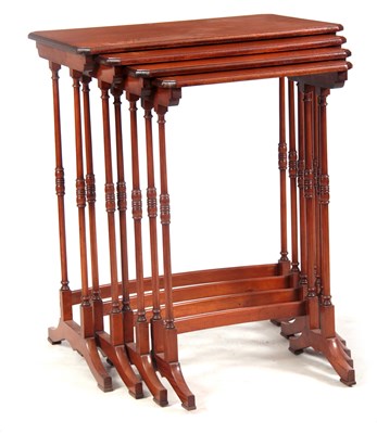 Lot 741 - A NEST OF FOUR EARLY 20TH CENTURY SATINWOOD...