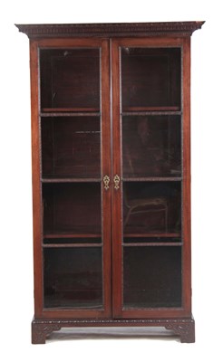 Lot 750 - A GEORGE III IRISH CHIPPENDALE STYLE MAHOGANY...