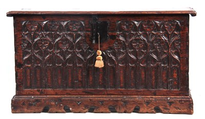 Lot 1041 - A LATE 16TH/EARLY 17TH CENTURY GOTHIC CARVED...