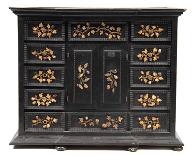 Lot 1045 - A LATE 17th CENTURY ITALIAN TABLE CABINET with...