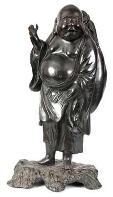 Lot 175 - A18TH / 19TH CENTURY CHINESE BRONZE SCULPTURE...