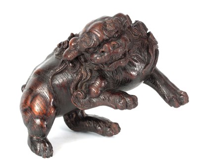 Lot 177 - A 18TH/19TH CENTURY CHINESE CARVED WOOD...