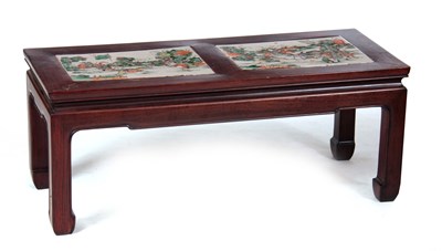 Lot 190 - A 19TH CENTURY CHINESE HARDWOOD COFFEE / ALTAR...