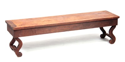 Lot 210 - A 19TH CENTURY CHINESE HARDWOOD WINDOW SEAT /...