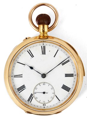 Lot 259 - AN 18ct GOLD REPEATING POCKET WATCH having...