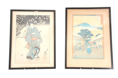 Lot 222 - TWO 19th CENTURY ORIENTAL INK DRAWINGS...