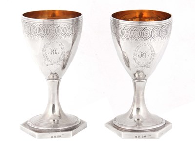 Lot 276 - A FINE PAIR OF LATE 18TH CENTURY SILVER AND...