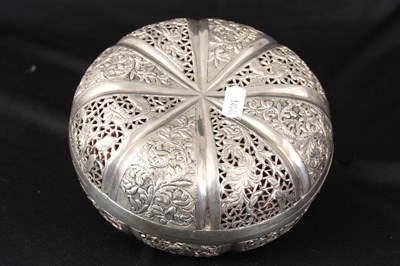 Lot 283 - A 19TH CENTURY ASIAN WHITE METAL/SILVER...
