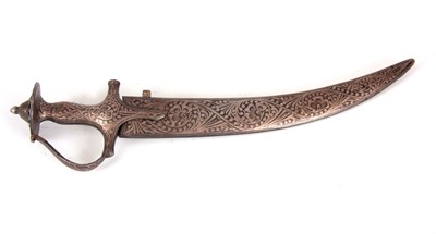 Lot 303 - A LATE 19TH CENTURY MINIATURE INDIAN SWORD...