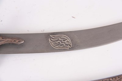Lot 303 - A LATE 19TH CENTURY MINIATURE INDIAN SWORD...