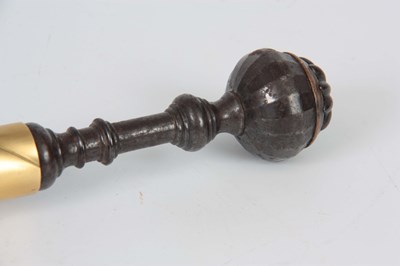 Lot 320 - AN UNUSUAL VICTORIAN CAST IRON COSH with...