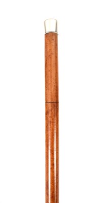 Lot 343 - A 19TH CENTURY MALACCA CANE SWORD STICK HAVING...