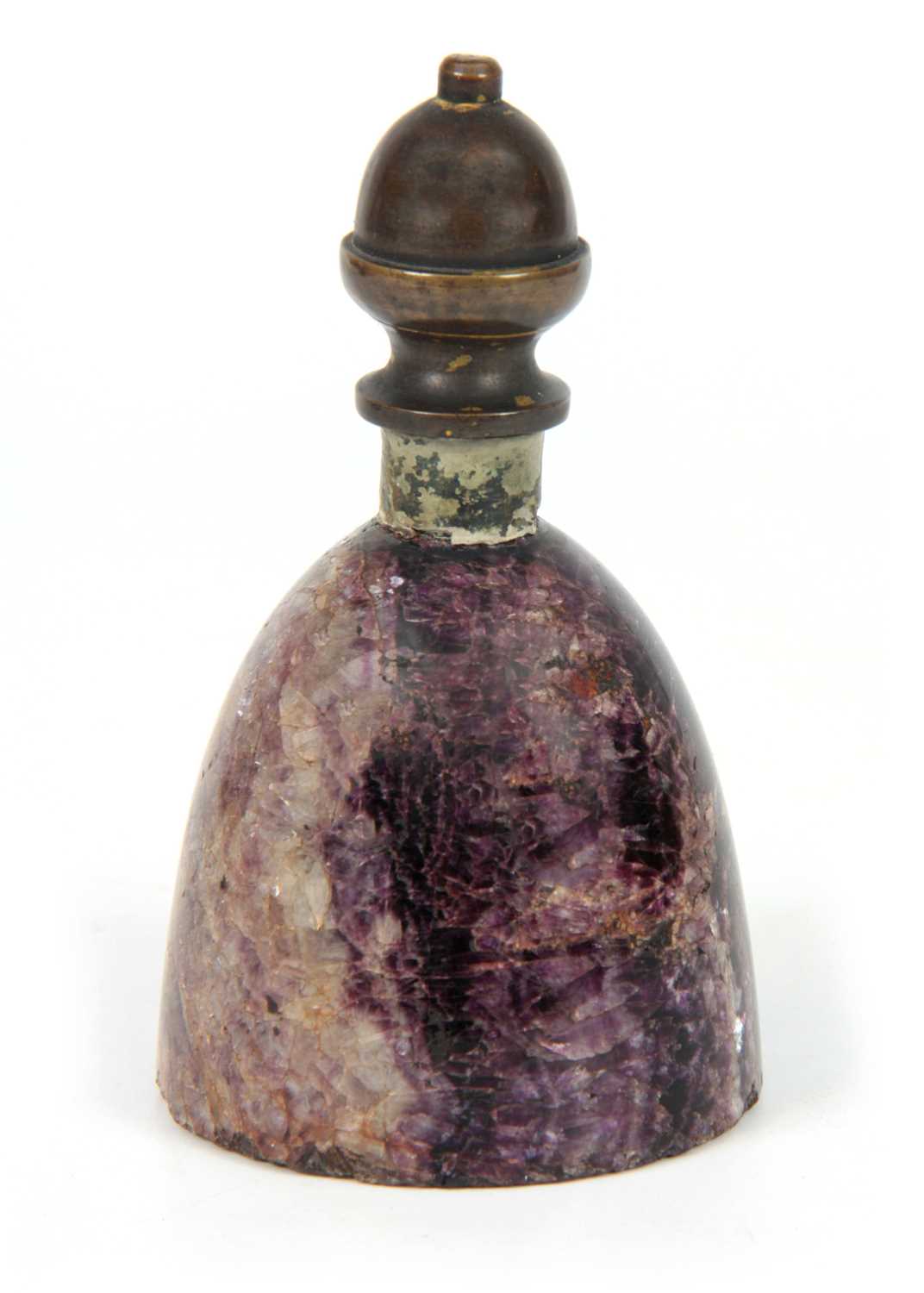 Lot 366 - AN UNUSUAL 19TH CENTURY BLUE JOHN PAPERWEIGHT...